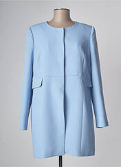 Manteau long bleu BARILOCHE pour femme seconde vue