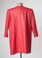 Manteau long rouge ANDAMIO pour femme seconde vue