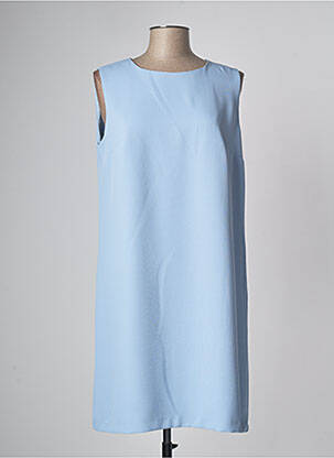 Robe mi-longue bleu BARILOCHE pour femme