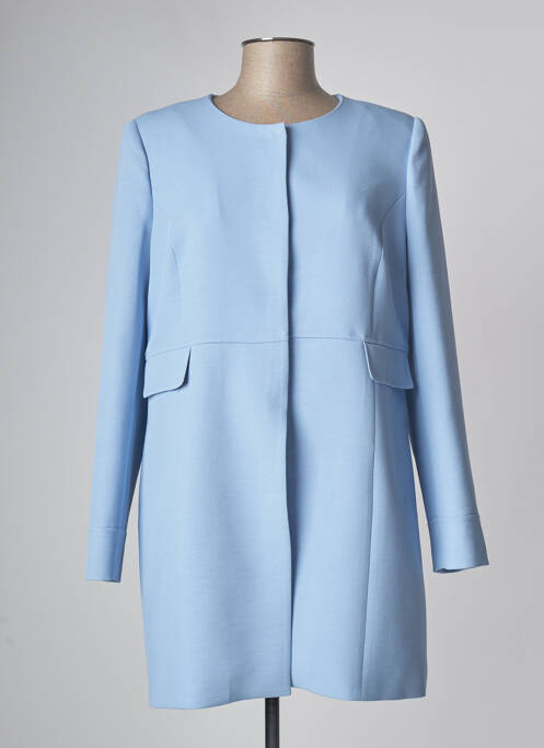 Manteau long bleu BARILOCHE pour femme