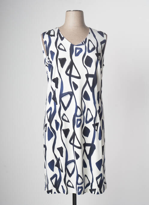 Robe mi-longue bleu GEVANA pour femme