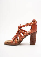 Sandales/Nu pieds orange A.S.98 pour femme seconde vue