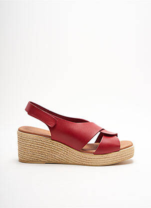 Sandales/Nu pieds rouge EVA FRUTOS pour femme