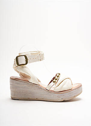 Sandales/Nu pieds beige A.S.98 pour femme