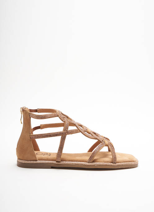 Sandales/Nu pieds beige STUDIO MODE pour femme