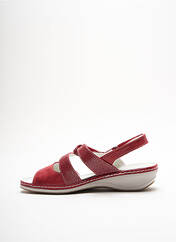 Sandales/Nu pieds rouge SWEDI pour femme seconde vue