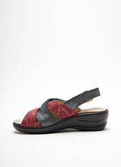 Sandales/Nu pieds rouge FARGEOT pour femme seconde vue