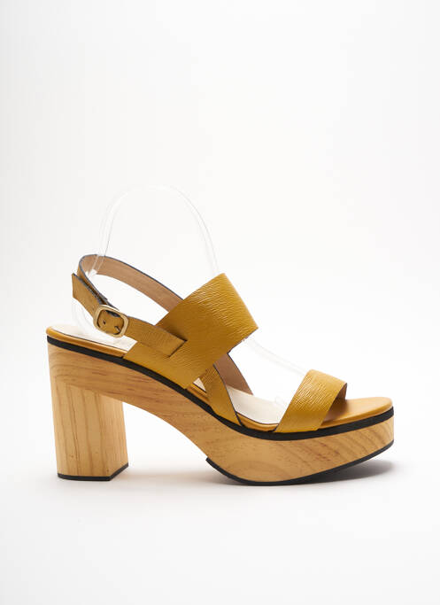 Sandales/Nu pieds jaune MARCELA YIL pour femme