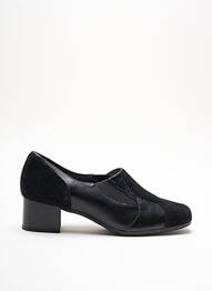 Mocassins carré talon plat jusqu'à 3cm noir ARTIKA SOFT femme