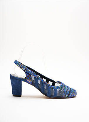 Sandales/nu pieds type de semelle amortissante talon de 4 à 6cm bleu GIOIELLO femme