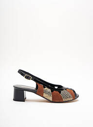 Sandales/nu pieds type de semelle amortissante talon de 4 à 6cm marron GIOIELLO femme