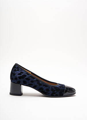 Ballerines carré talon plat jusqu'à 3cm bleu GIOIELLO femme