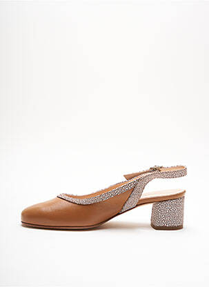 Sandales/nu pieds fermeture boucle(s) talon plat jusqu'à 3cm marron GIOIELLO femme
