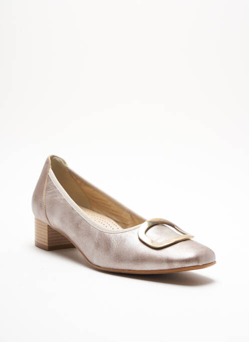 Brighton Mocassins en cuir beige