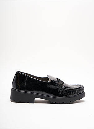 Mocassins voute plantaire talon plat jusqu'à 3cm noir PEDI GIRL femme