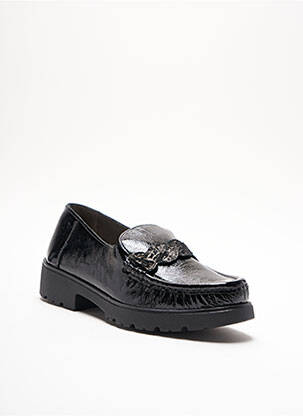 Mocassins voute plantaire talon plat jusqu'à 3cm noir PEDI GIRL femme