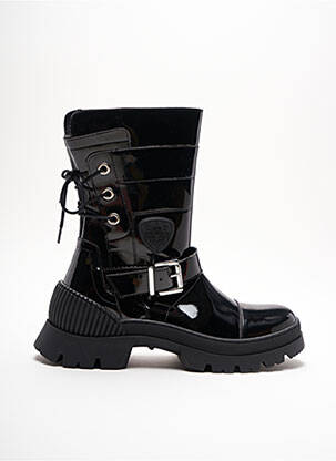 Bottines/boots matière lisse talon de 4 à 6cm noir PHILIPPE MORVAN femme