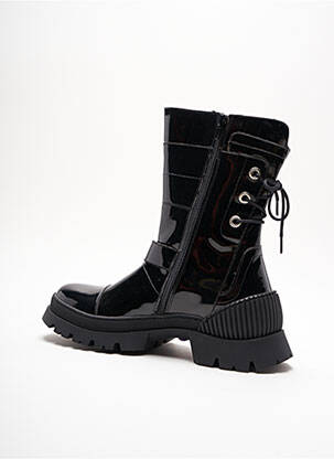 Bottines/boots matière lisse talon de 4 à 6cm noir PHILIPPE MORVAN femme