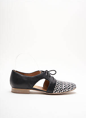 Derbies fermeture lacets talon de 4 à 6cm noir KARSTON femme