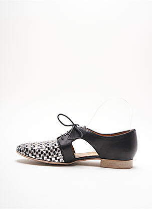 Derbies fermeture lacets talon de 4 à 6cm noir KARSTON femme