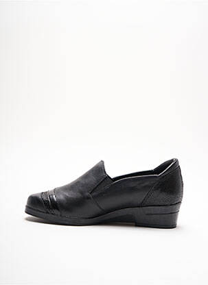 Mocassins voute plantaire talon plat jusqu'à 3cm noir PEDI GIRL femme