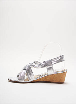 Sandales/nu pieds talon compensé talon de 4 à 6cm gris IPPON VINTAGE femme