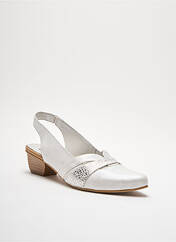 Sandales/Nu pieds blanc BUTTERFLY pour femme seconde vue