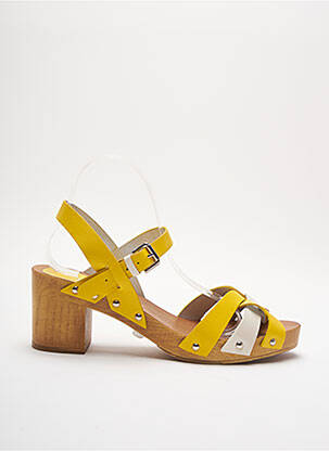 Sandales/Nu pieds jaune IPPON VINTAGE pour femme