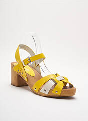 Sandales/Nu pieds jaune IPPON VINTAGE pour femme seconde vue