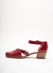 Sandales/Nu pieds rouge MOOVA pour femme seconde vue