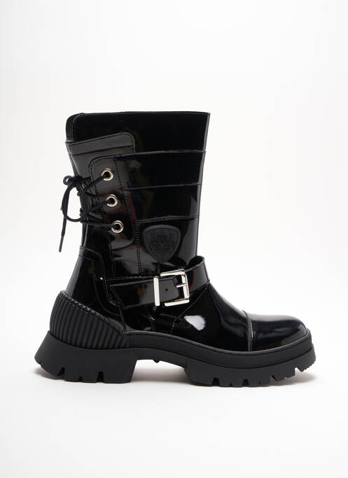 Bottines/boots matière lisse talon de 4 à 6cm noir PHILIPPE MORVAN femme
