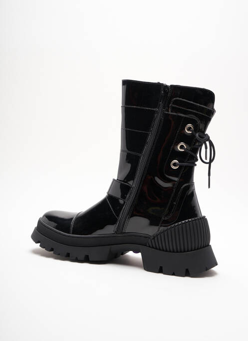 Bottines/boots matière lisse talon de 4 à 6cm noir PHILIPPE MORVAN femme