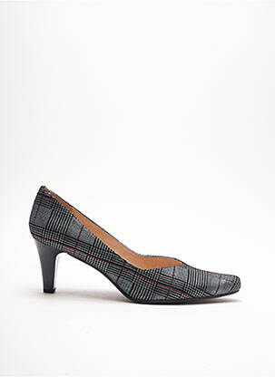 Escarpins tissage satiné talon de 4 à 6cm gris ARA femme