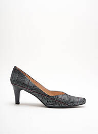 Escarpins tissage satiné talon de 4 à 6cm gris ARA femme