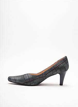 Escarpins tissage satiné talon de 4 à 6cm gris ARA femme