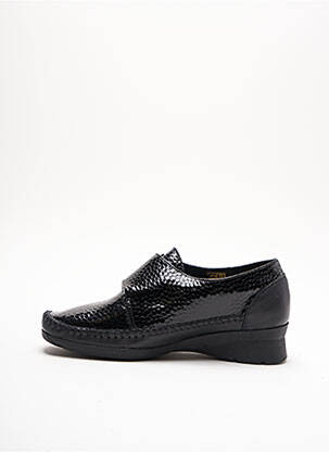 Chaussures de confort tissage vernis talon plat jusqu'à 3cm noir HIRICA femme