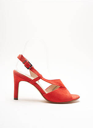Sandales/nu pieds type de semelle amortissante talon de 7 à 9cm rouge PETER KAISER femme