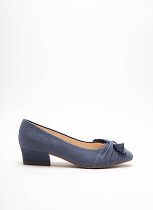 Ballerines carré talon plat jusqu'à 3cm bleu PETER KAISER femme