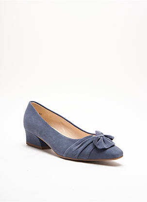 Ballerines carré talon plat jusqu'à 3cm bleu PETER KAISER femme