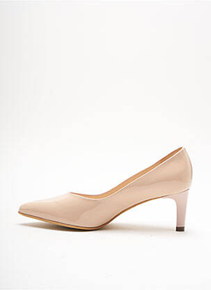 Escarpins matière lisse talon de 4 à 6cm beige PETER KAISER femme