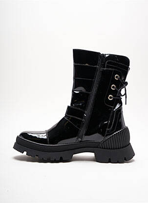 Bottines/boots matière lisse talon de 4 à 6cm noir PHILIPPE MORVAN femme
