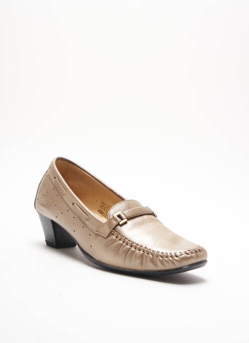 Mocassins beige PERLE DE CHARME pour femme