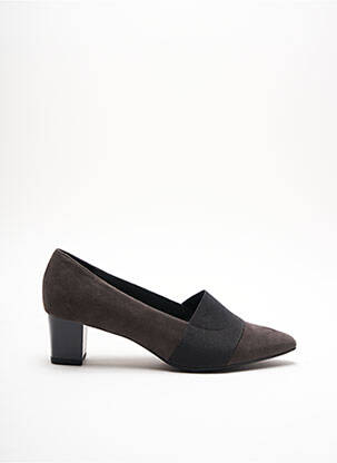 Mocassins carré talon de 4 à 6cm gris PETER KAISER femme