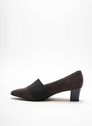 Mocassins carré talon de 4 à 6cm gris PETER KAISER femme