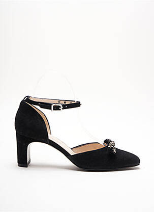 Sandales/nu pieds tissage satiné talon de 4 à 6cm noir PETER KAISER femme