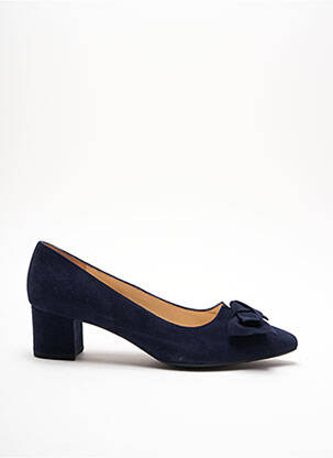 Ballerines carré talon plat jusqu'à 3cm bleu PETER KAISER femme