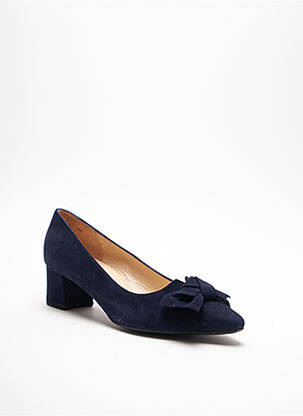 Ballerines carré talon plat jusqu'à 3cm bleu PETER KAISER femme