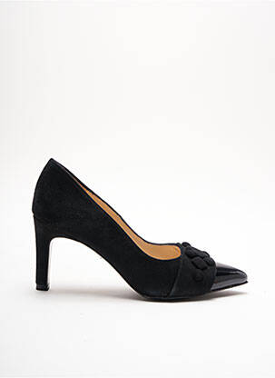 Escarpins tissage vernis talon de 4 à 6cm noir PETER KAISER femme