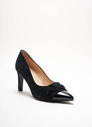 Escarpins tissage vernis talon de 4 à 6cm noir PETER KAISER femme