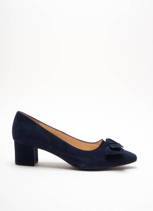 Ballerines carré talon plat jusqu'à 3cm bleu PETER KAISER femme
